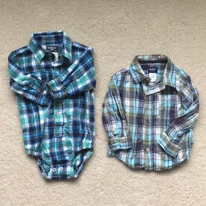 12 month button down shirts